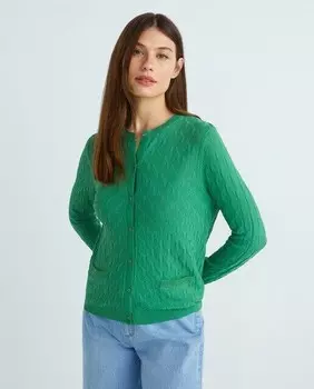 Женская однотонная куртка с длинными рукавами Zermatt, зеленый