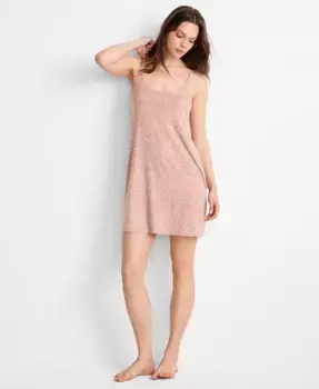 Женская однотонная сорочка со встроенным бюстгальтером State of Day, коричневый