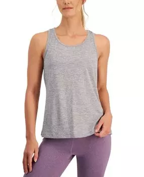 Женская однотонная свободная майка Active со складками на спине ID Ideology