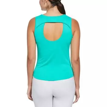 Женская однотонная теннисная майка Grand Slam с открытой спиной Grand Slam