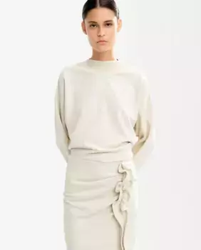 Женская однотонная толстовка без капюшона Parfois, цвет Crudo