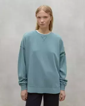 Женская однотонная толстовка с круглым вырезом Ecoalf, синий