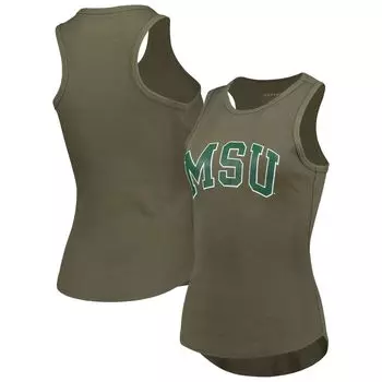 Женская оливковая майка Michigan State Spartans Adrienne