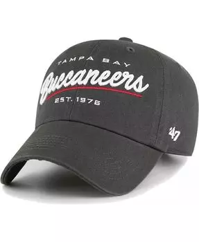 Женская оловянная регулируемая кепка Tampa Bay Buccaneers Sidney Clean Up '47 Brand, черный