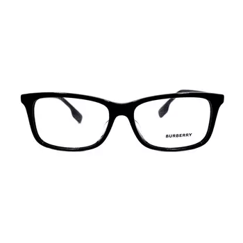 Оправа для женских очков Burberry с логотипом на дужках, черный