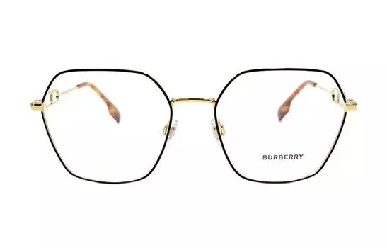 Оправа Burberry для женских очков, черный / золотой