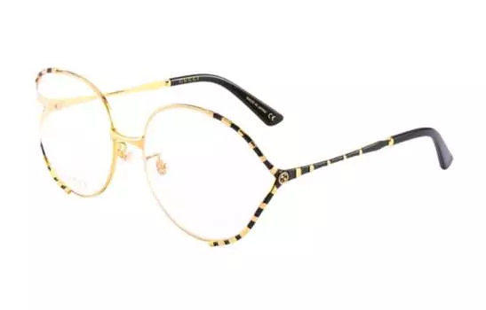 Очки женские Gucci с диоптриями, золотой