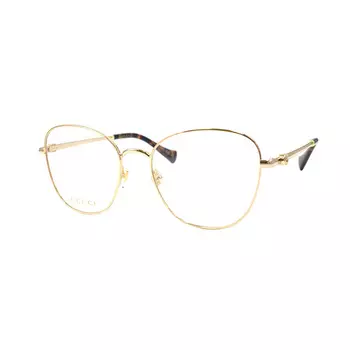 Оправа женская Gucci Square Frame, золотой / коричневый