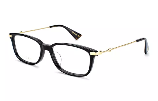 Очки женские Gucci Eyeglass в металлической оправе, черный