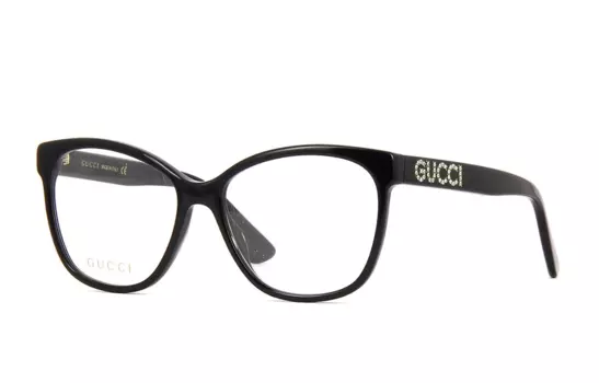 Очки женские в металлической оправе Gucci, черный