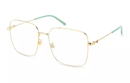 Очки женские в металлической оправе Gucci, золотой