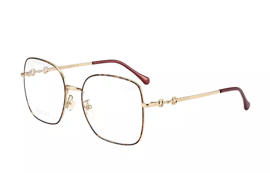 Оправа женская Gucci с диоптриями, золотой / коричневый