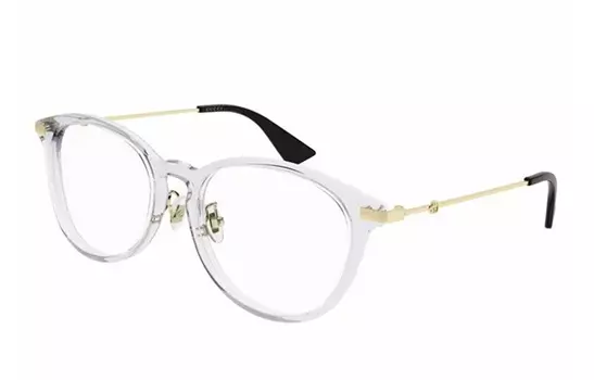 Оправа женская Gucci прозрачная, золотой / белый / черный