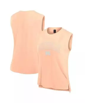 Женская оранжевая майка Michigan Wolverines Studio Gym Fanatics, оранжевый