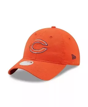 Женская оранжевая регулируемая шапка Chicago Bears Core Classic 2.0 9TWENTY New Era, оранжевый