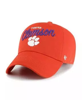 Женская оранжевая регулируемая шапка Clemson Tigers Phoebe Clean Up '47 Brand, оранжевый