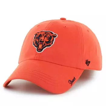 Женская оранжевая регулируемая шляпа Chicago Bears Miata 2047 года Clean Up