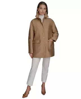 Женская оверсайз куртка Barn Jacket Donna Karan New York, коричневый