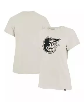Женская овсяная футболка Baltimore Orioles Imprint Frankie '47 Brand, бежевый