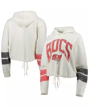 Женская овсяная толстовка с капюшоном Tampa Bay Buccaneers Harper '47 Brand, тан/бежевый
