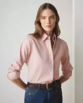 Женская оксфордская рубашка с длинным рукавом Lloyd's, красный