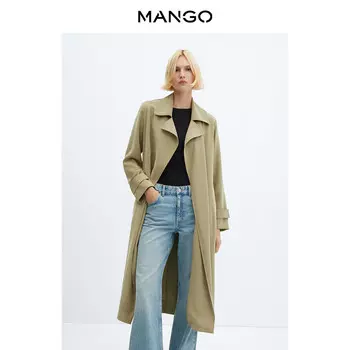 Женская пальто Mango водонепроницаемое, бежевый