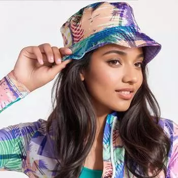 Женская панама Calypsa, цвет palm beach/lavender