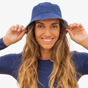 Женская панама Calypsa, цвет sky leaf print/navy