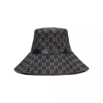 Женская панама из хлопка GG GUCCI