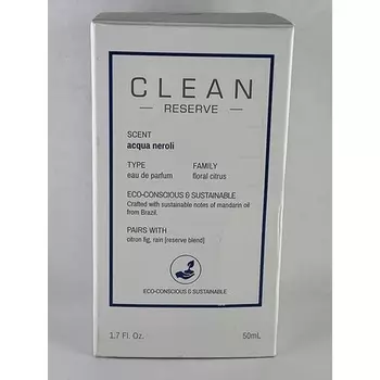 Женская парфюмерная вода Clean Reserve Collection Acqua Neroli Eau de Parfum for Women 50ml