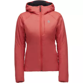 Женская первая легкая эластичная куртка с капюшоном Black Diamond, красный