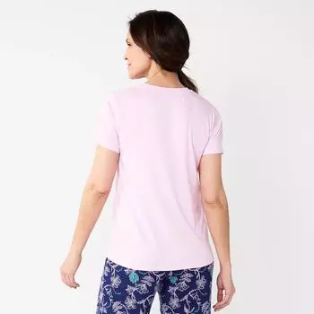 Женская пижама Croft & Barrow с V-образным вырезом Croft & Barrow