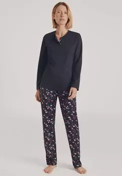 Женская пижама Henley Midnight Mushrooms CALIDA, цвет Dark Lapis Blue