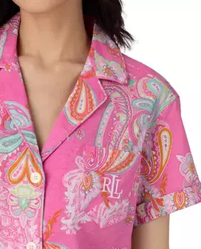 Женская пижама из хлопка и вискозы Lauren, цвет Rosa claro