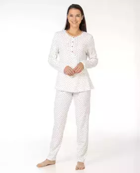 Женская пижама Mitjans с длинными рукавами, цвет Natural