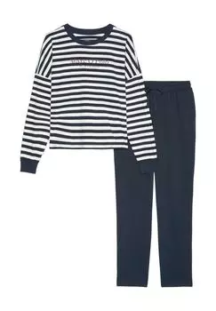Женская пижама Mix n Match из органического хлопка с логотипом и принтом Marc O'Polo, цвет Colour Combina