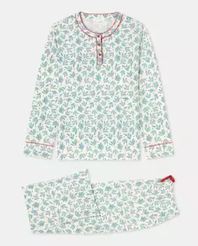 Женская пижама с планкой nfasis, зеленый