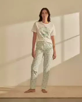 Женская пижама с принтом Микки Easy Wear, цвет Crudo