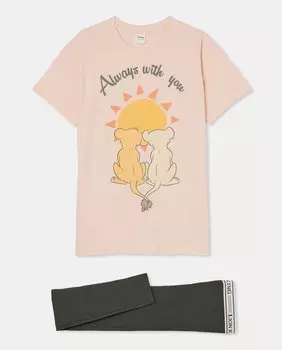 Женская пижама "Всегда с тобой" Easy Wear, коралловый