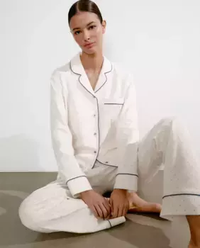 Женская пижама в стиле рубашки nfasis, белый