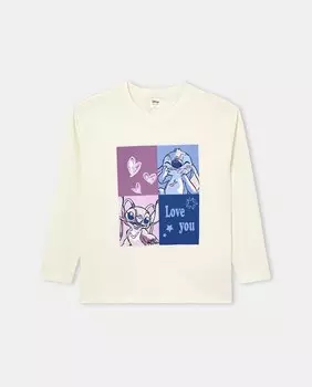 Женская пижамная футболка Love You Easy Wear, белый