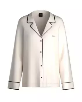Женская пижамная рубашка Hugo Boss, цвет Crudo