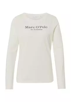 Женская пижамная рубашка с круглым вырезом из органического хлопка Marc O'Polo, цвет White Cotton