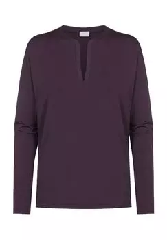 Женская пижамная рубашка с разрезом на шее Mey, цвет 1134 Perfect Plum