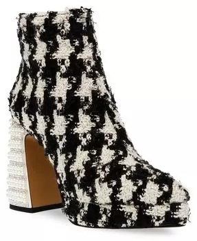 Женская платформа Raylan с ботильонами на каблуке со стразами Betsey Johnson, цвет Houndstooth
