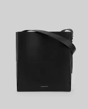 Женская плетеная сумка через плечо Maxi Adolfo Dominguez, черный