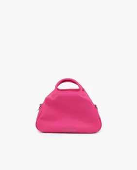 Женская плетеная сумка через плечо с застежкой-молнией Lola Casademunt, фуксия