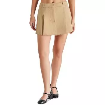 Женская плиссированная мини-юбка Steve Madden, цвет dusty taupe