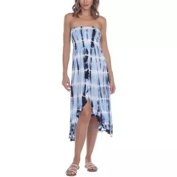 Женская пляжная одежда, темно-синий