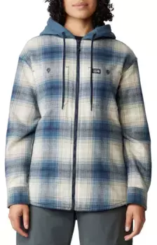 Женская плюшевая куртка Mountain Hardwear Microchill, цвет Adriatic Blue Ombre Buffalo